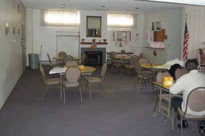 Commons area before remodel